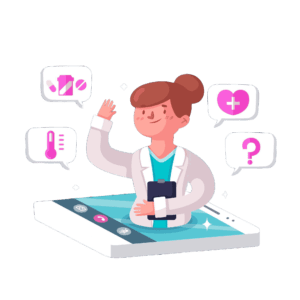 نرم‌افزارهای پزشکی می‌توانند بین پزشکان مختلف یک کلینیک هماهنگی ایجاد کنند. تمام پزشکان می‌توانند به اطلاعات مهمی از جمله سوابق بیمار دسترسی داشته باشند و وضعیت بیمار را بهتر ارزیابی نمایند