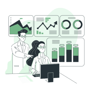  عکس مربوط به عوامل مؤثر بر ROI نرم‌افزار کلینیکی