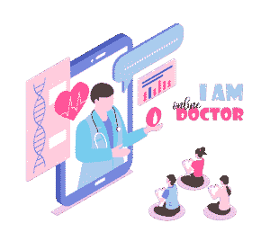 پزشک و سیستم هوشمند در حال همکاری